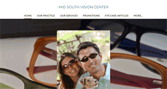 Desktop Screenshot of midsouthvisioncenter.com